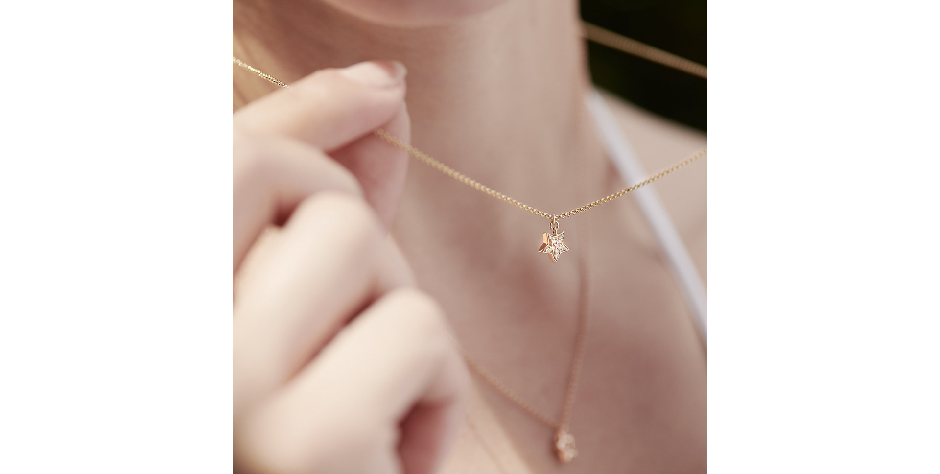 Náhrdelník s diamantmi Waterfall Heaven