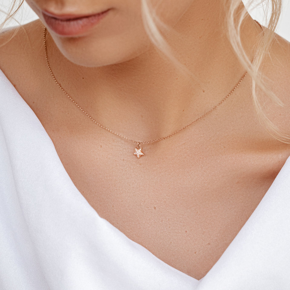 Náhrdelník s diamantmi Waterfall Heaven