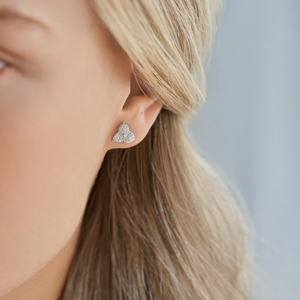 Náušnice s diamantmi Shine Poem