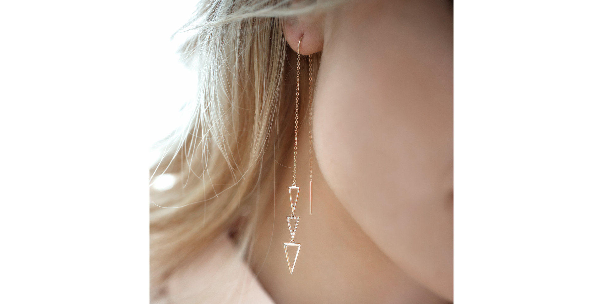 Náušnice s diamantmi Viora