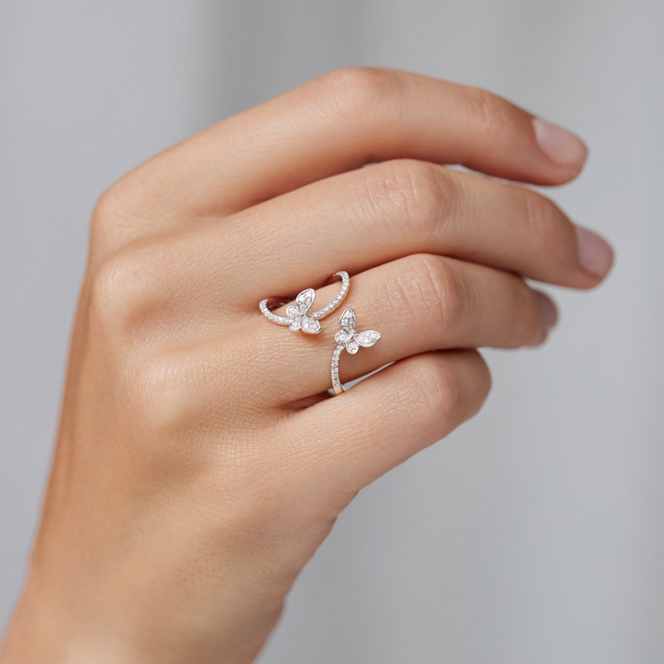 Prsteň s diamantmi Innocent Grace