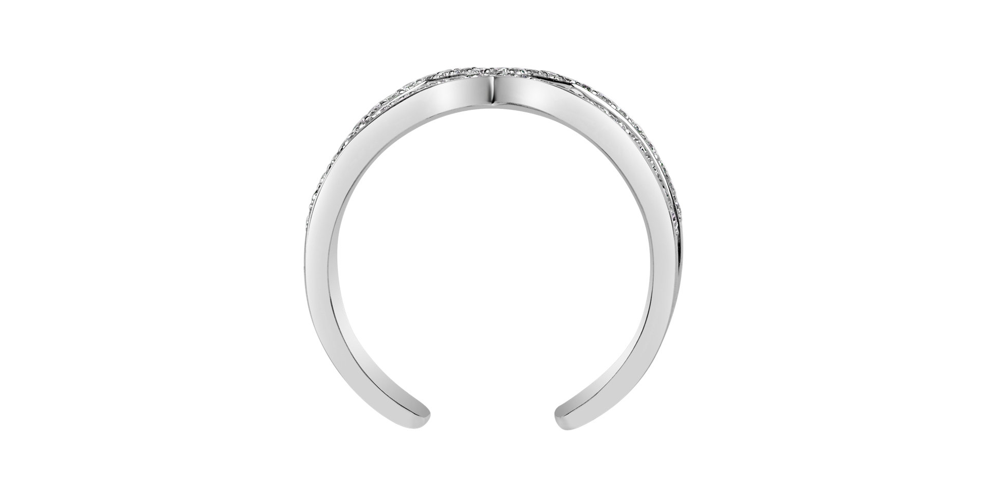 Prsteň s diamantmi Broken Aura