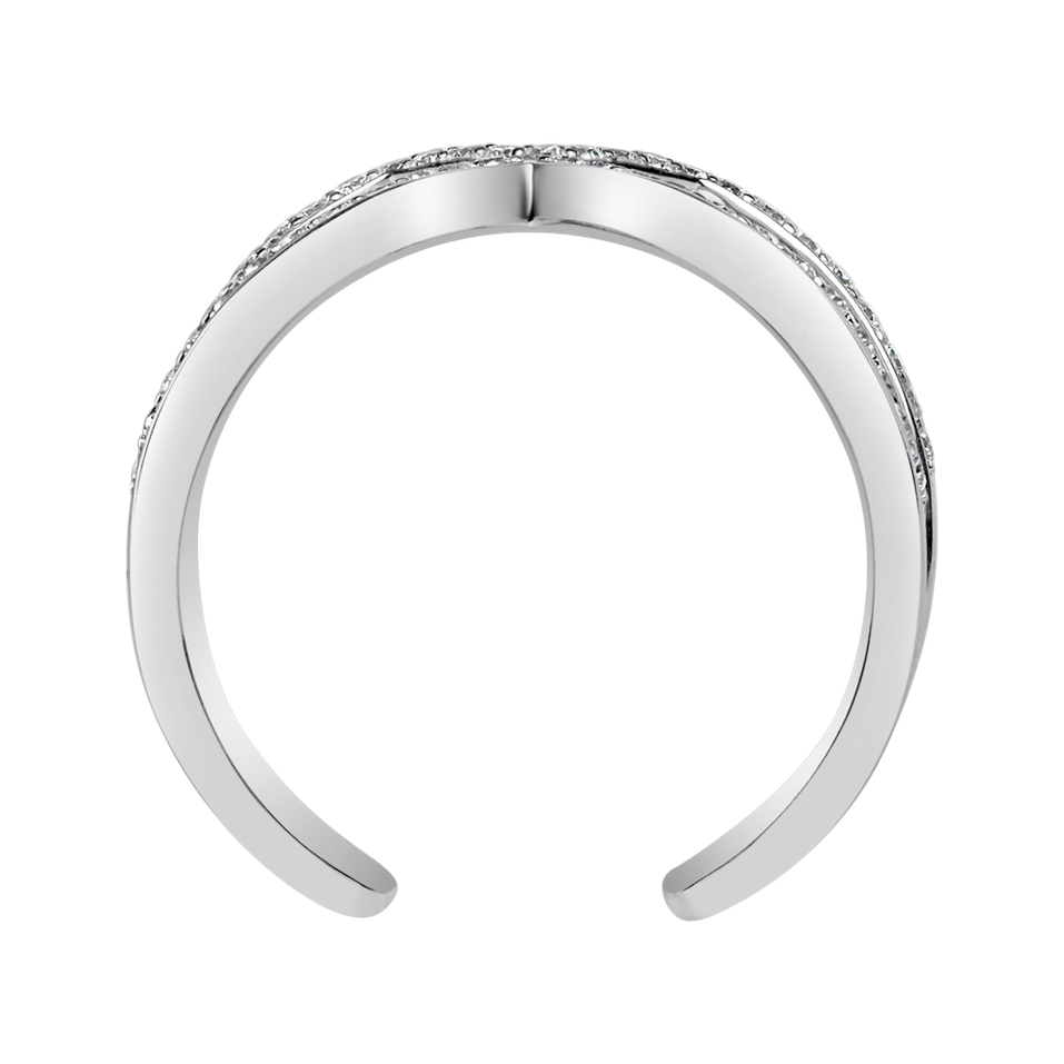 Prsteň s diamantmi Broken Aura