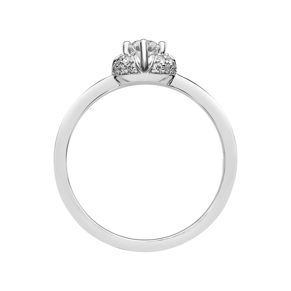 Prsteň s diamantmi Made with Love