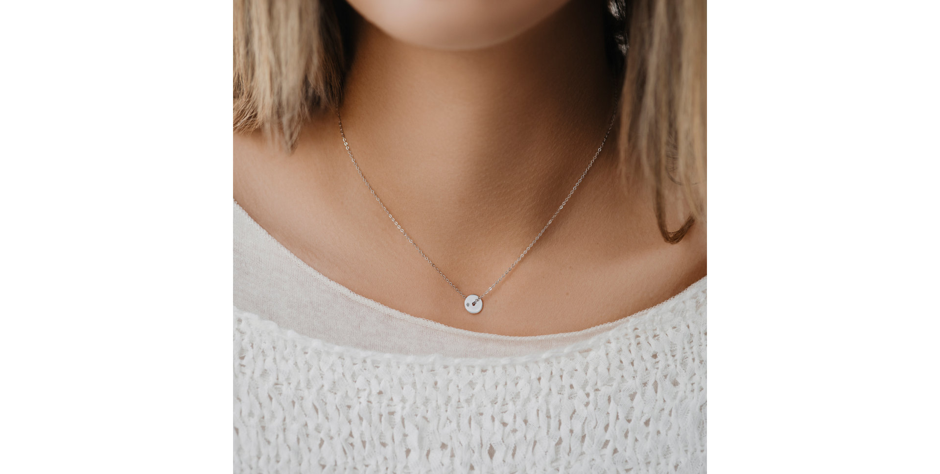 Náhrdelník s diamantom My World