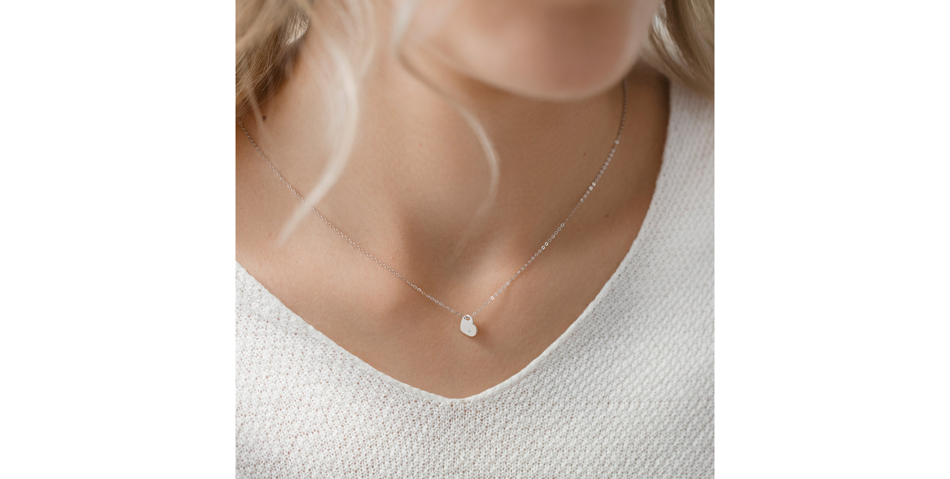 Náhrdelník s diamantom Promise Love