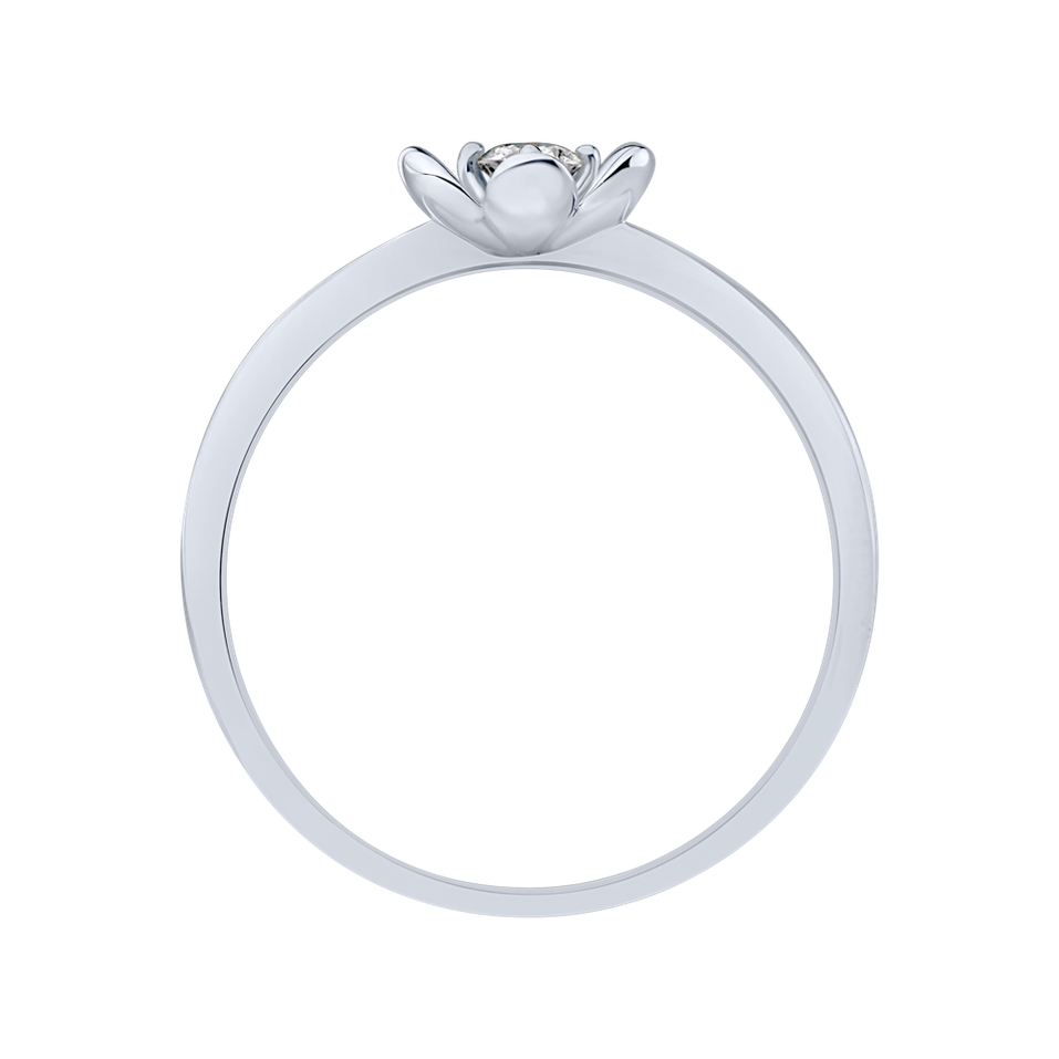 Prsteň s diamantom Shiny Blossom
