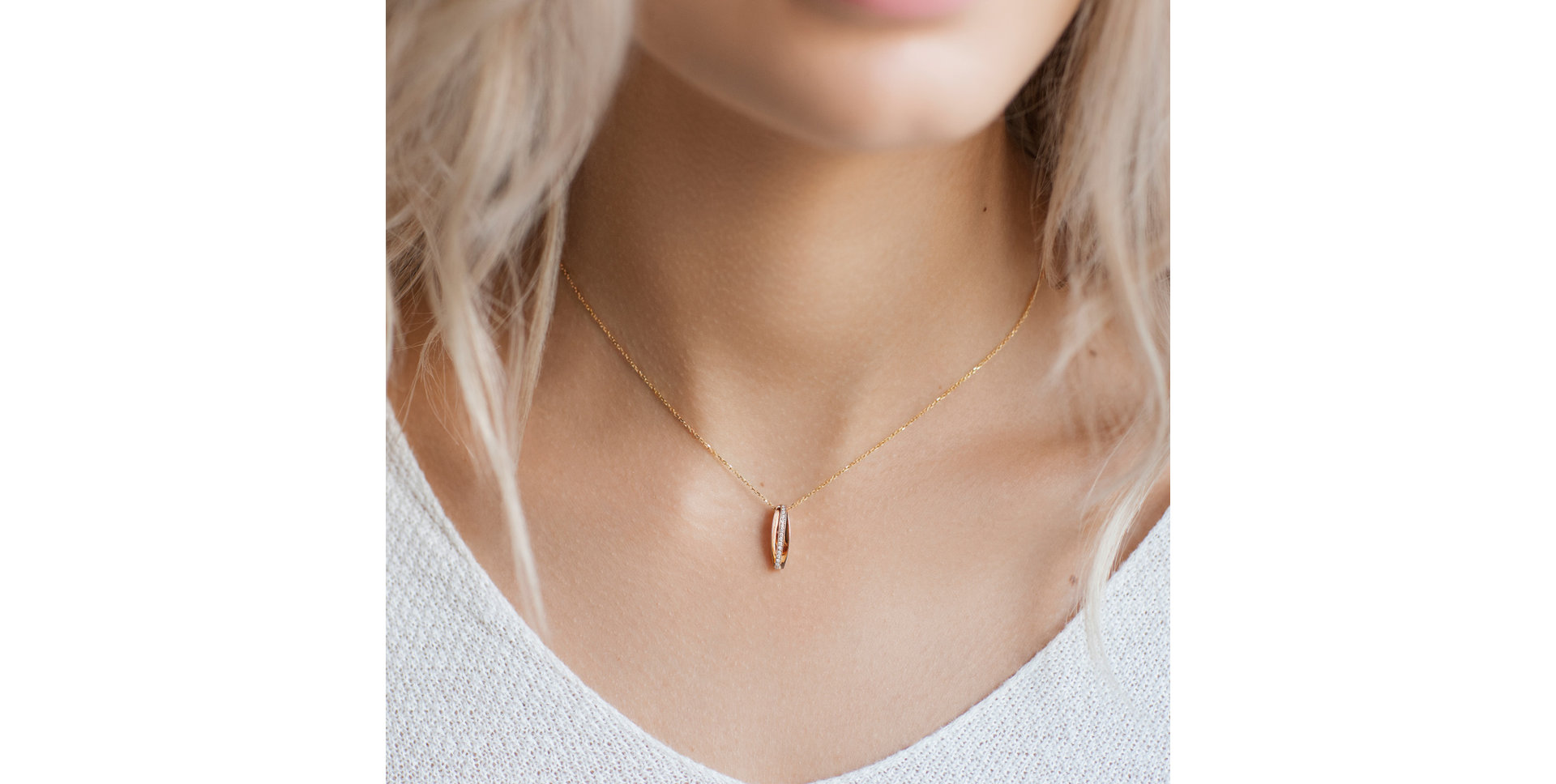 Prívesok s diamantmi Incredible Moonlight