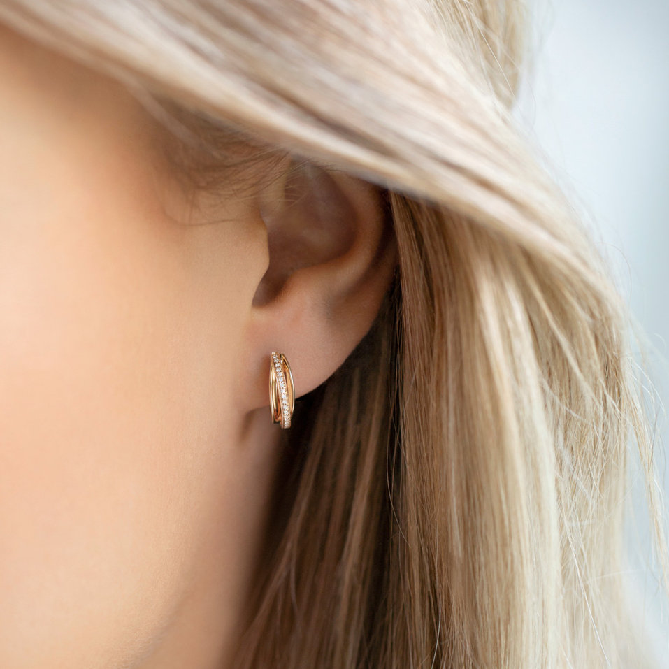 Náušnice s diamantmi Moonlight Allegory