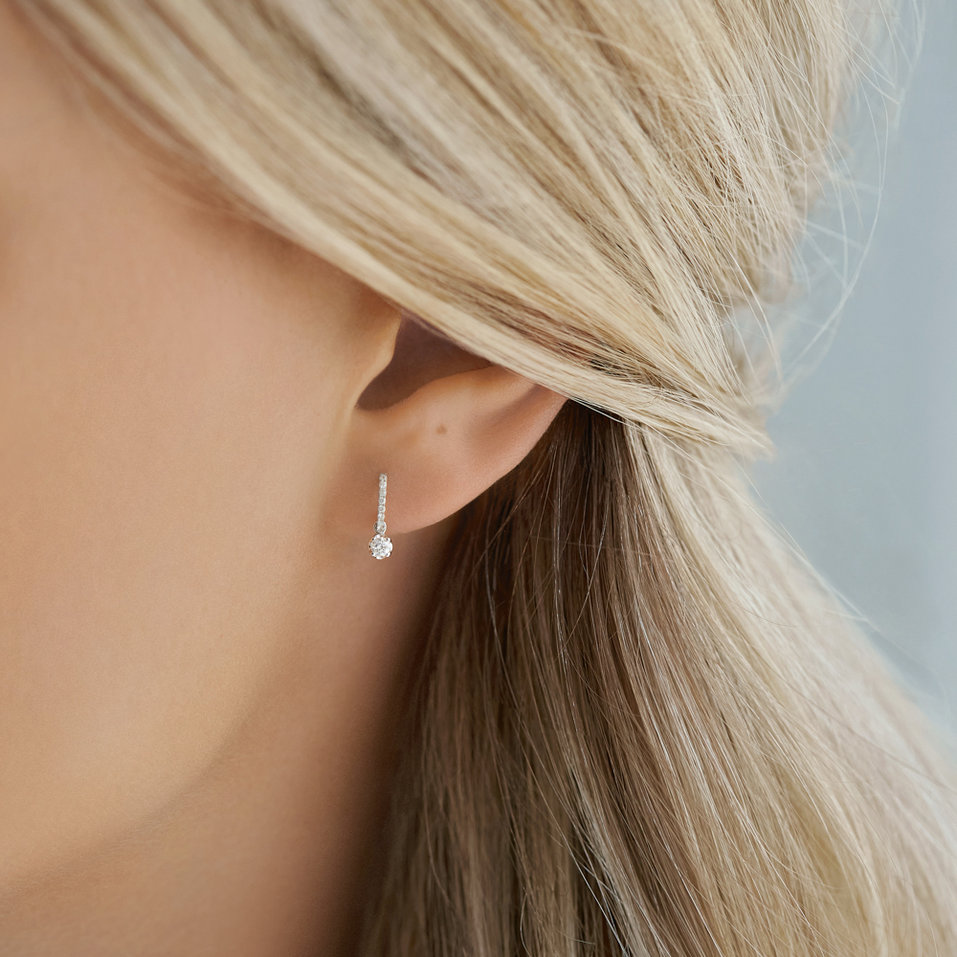 Náušnice s diamantmi Eternal Glow