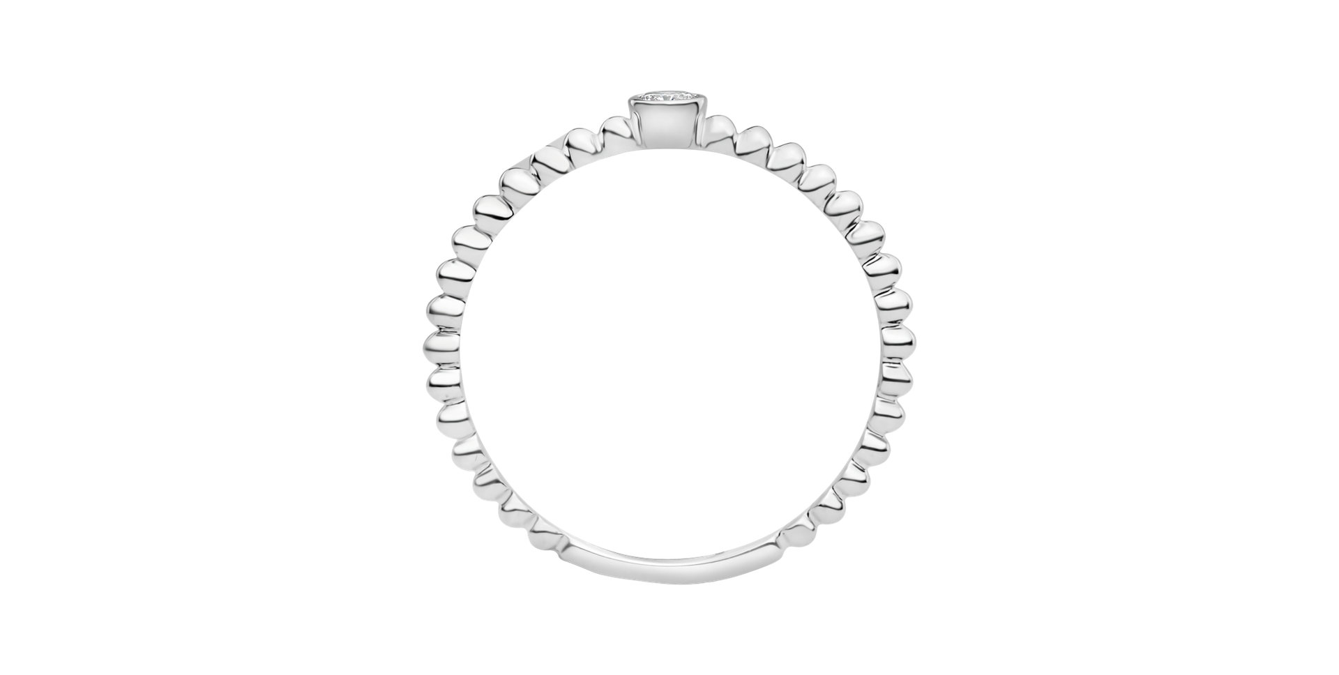 Prsteň s diamantom Dot Joy