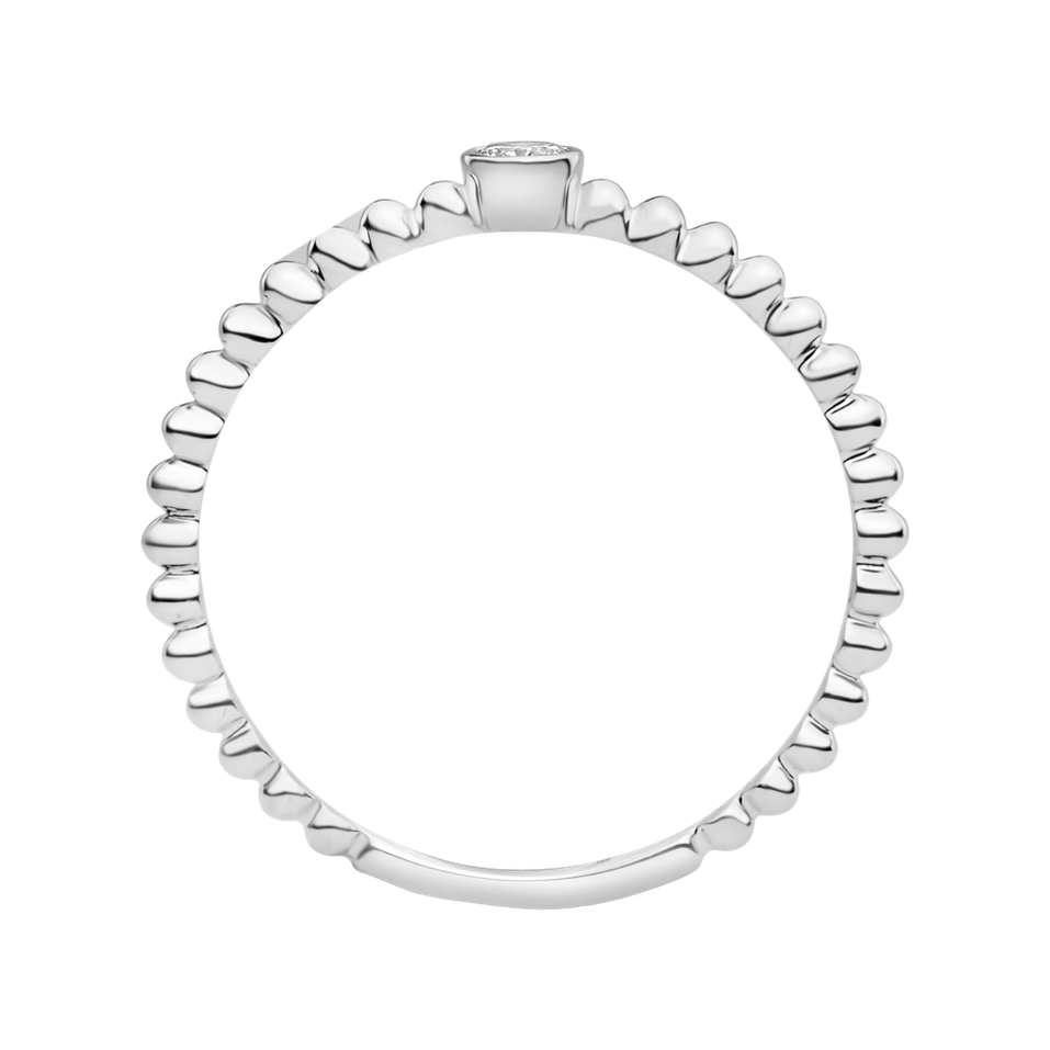 Prsteň s diamantom Dot Joy