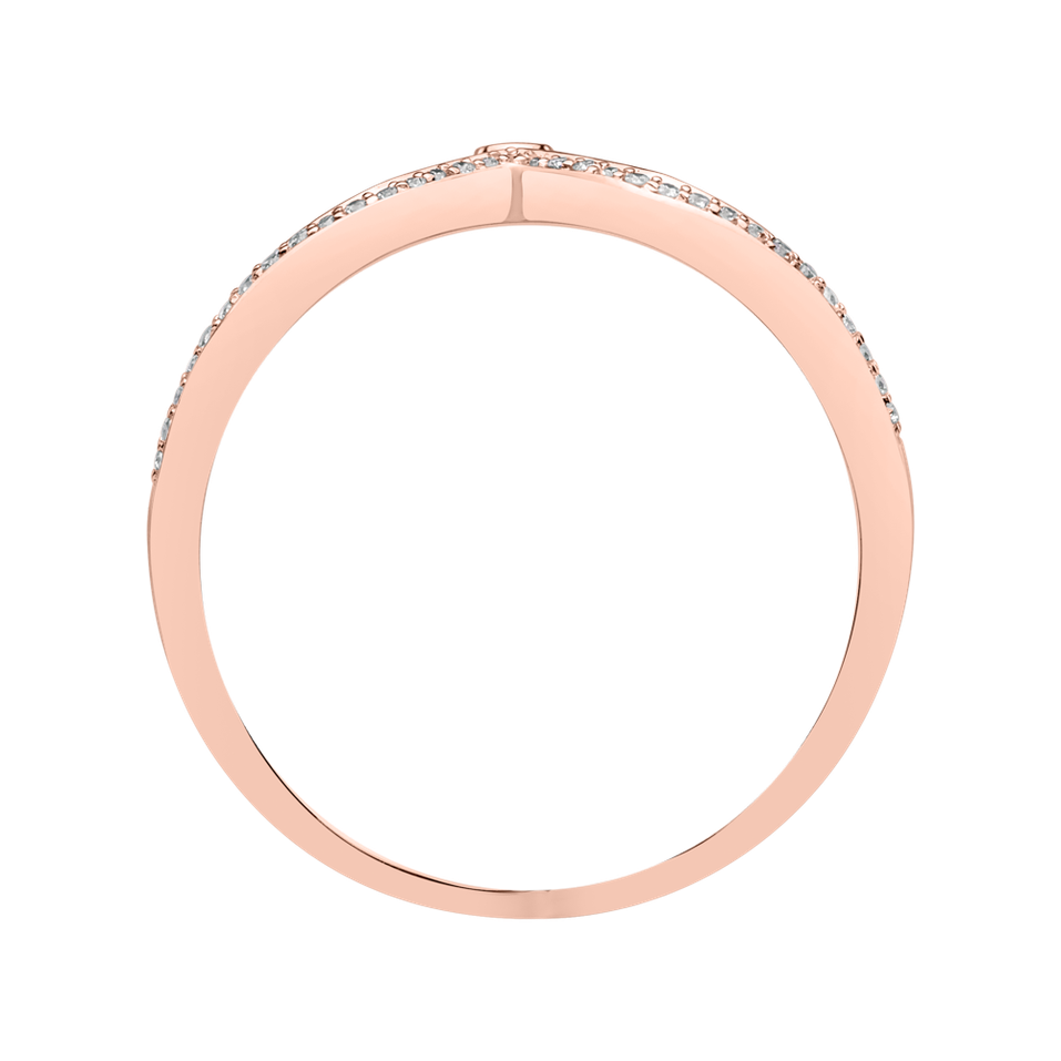 Prsteň s diamantmi Sun Choker