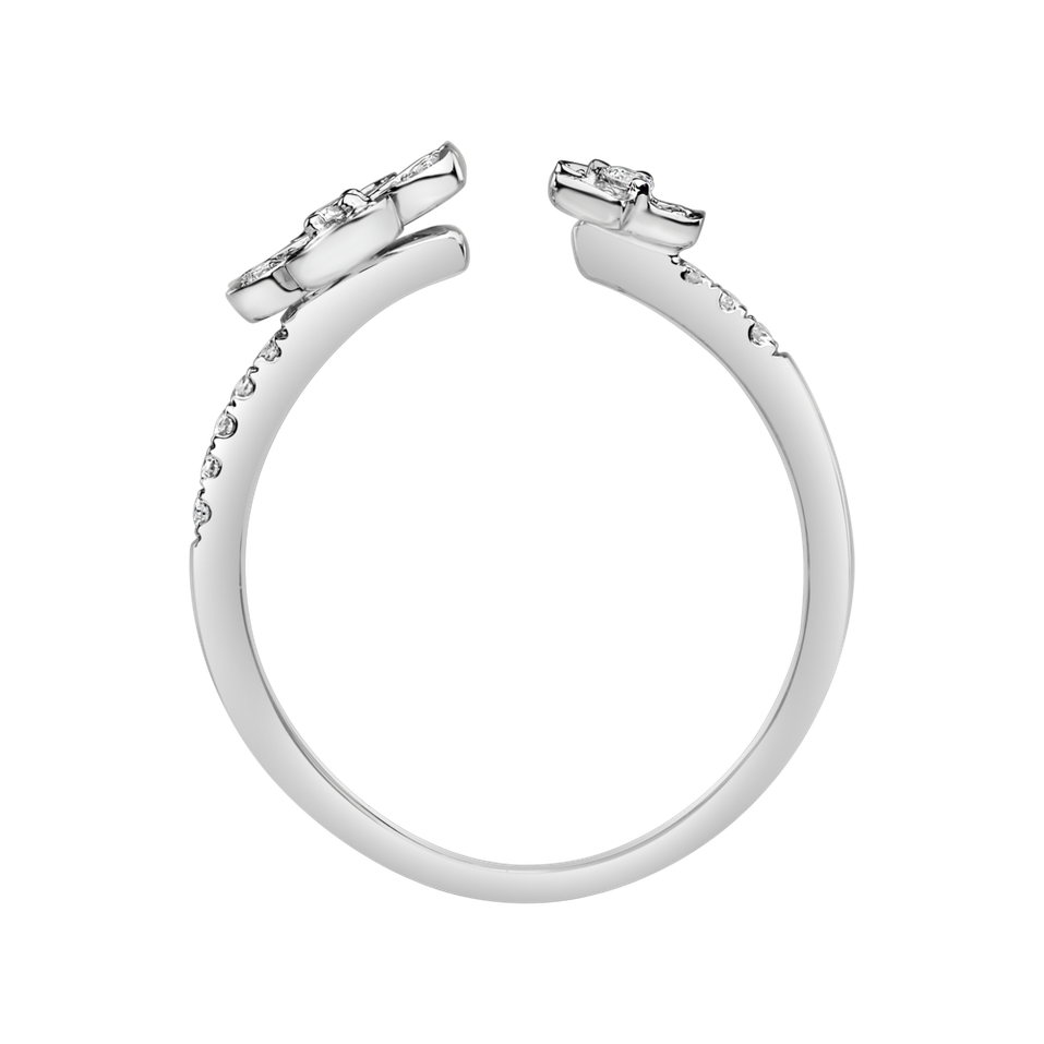 Prsteň s diamantmi Double Flowering