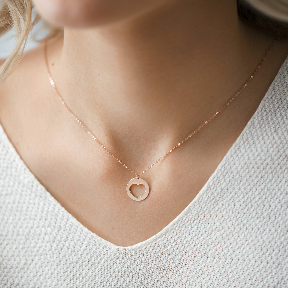 Náhrdelník s diamantom Signature Heart