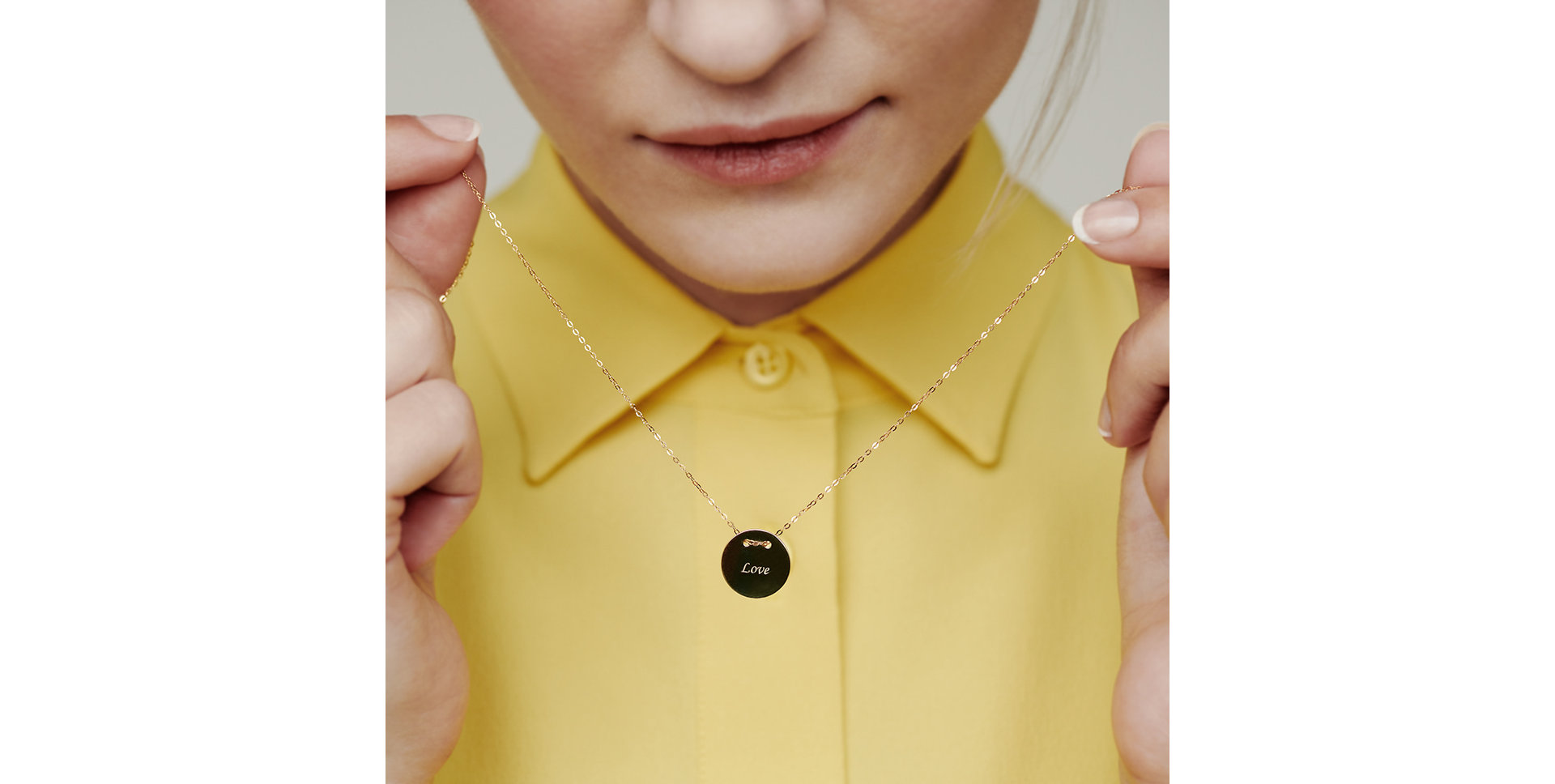 Náhrdelník s diamantom Love Splendor