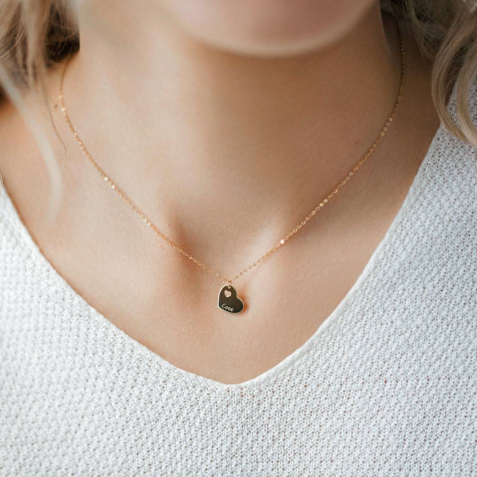 Náhrdelník s diamantom Passion Heart