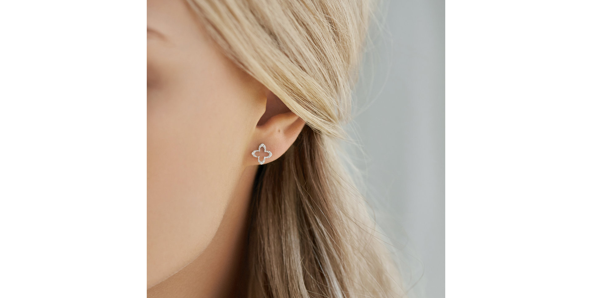 Náušnice s diamantmi Glossy Magic