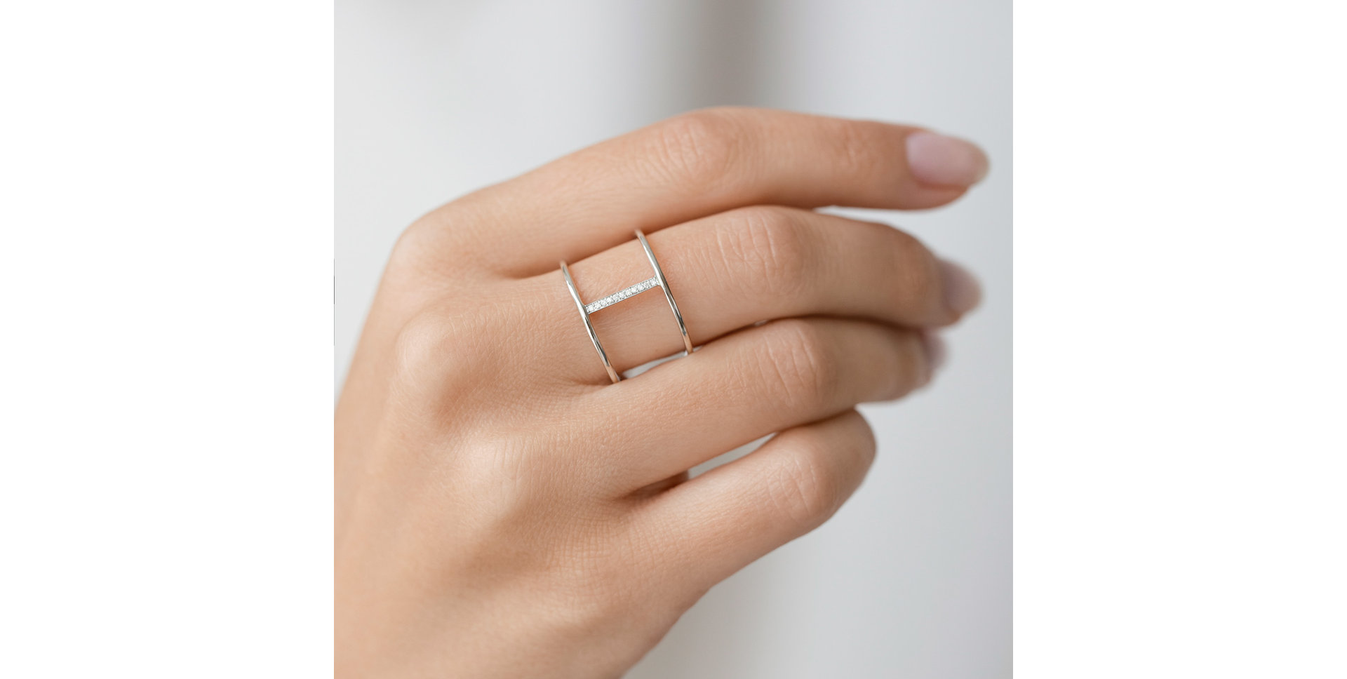 Prsteň s diamantmi Simply Luxury