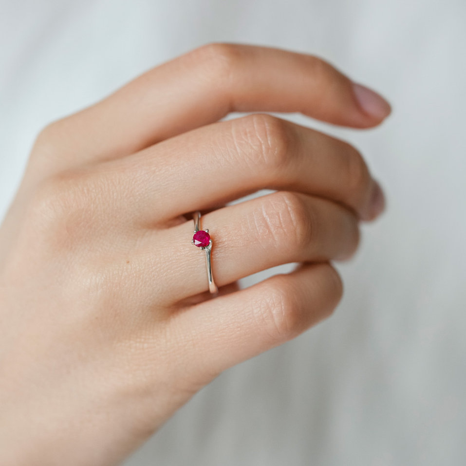 Prsteň s rubínom Bonbon