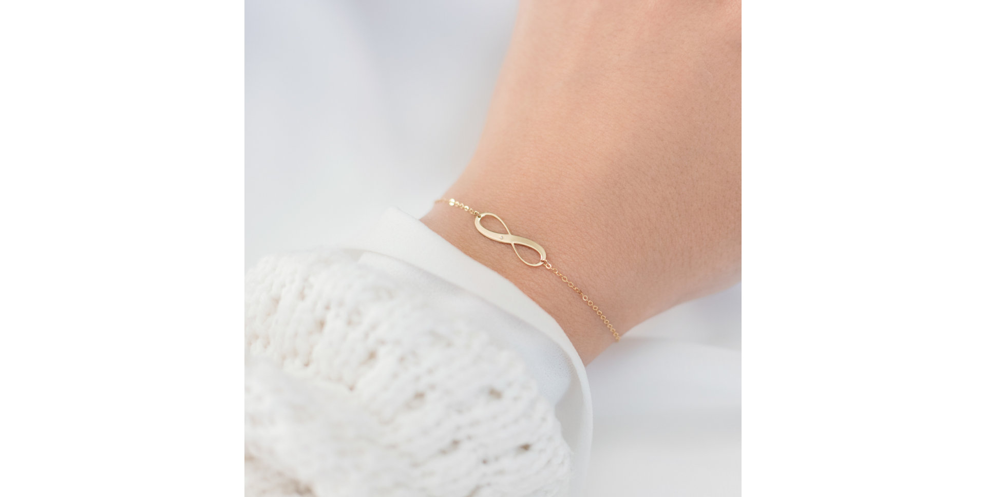 Náramok s diamantom My Infinite