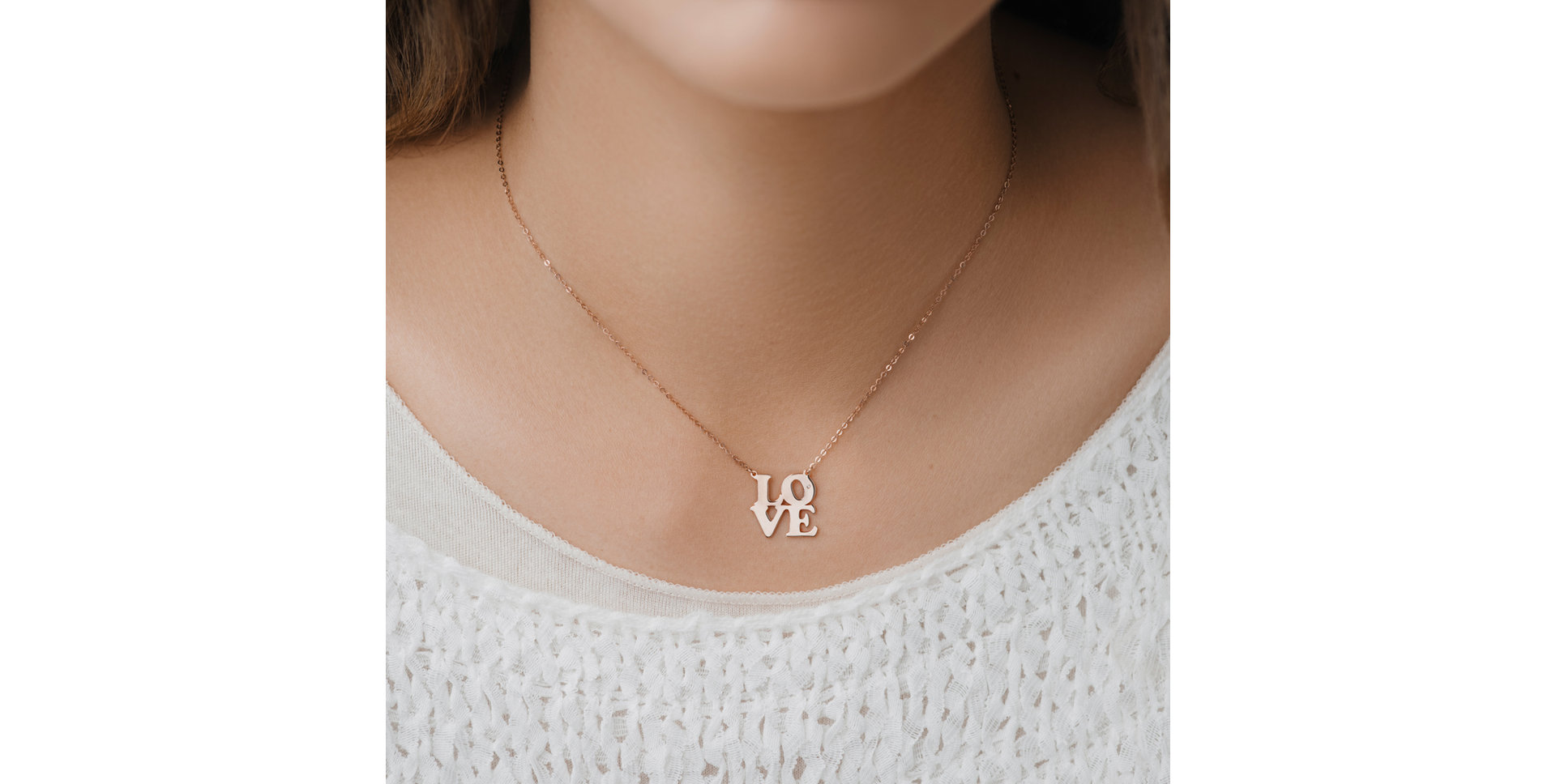 Náhrdelník s diamantom Charming Amour