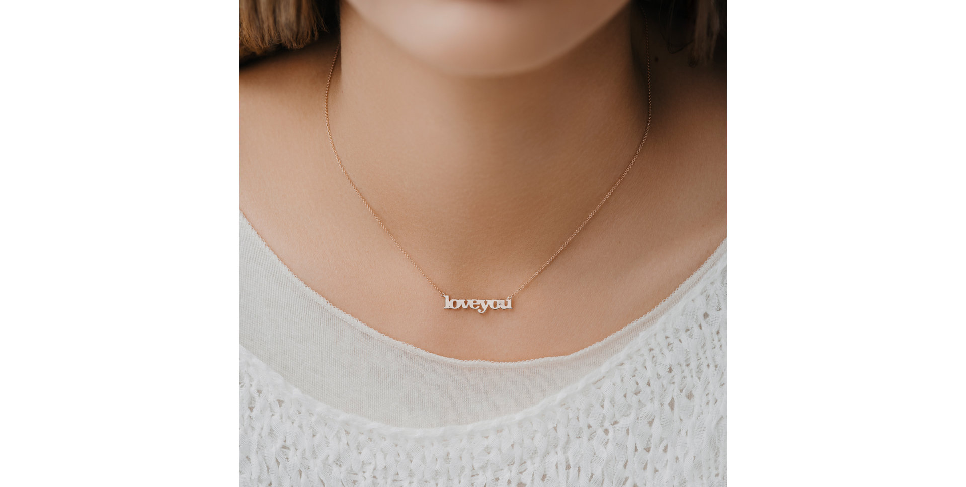 Náhrdelník s diamantom My Amour