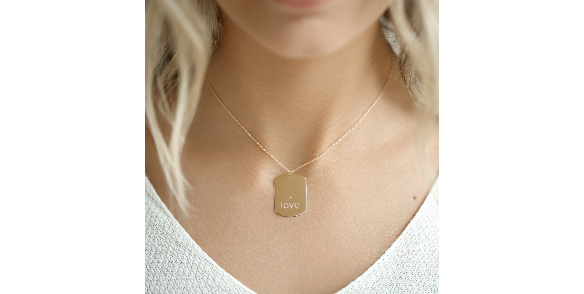 Náhrdelník s diamantom Amour Pleasure