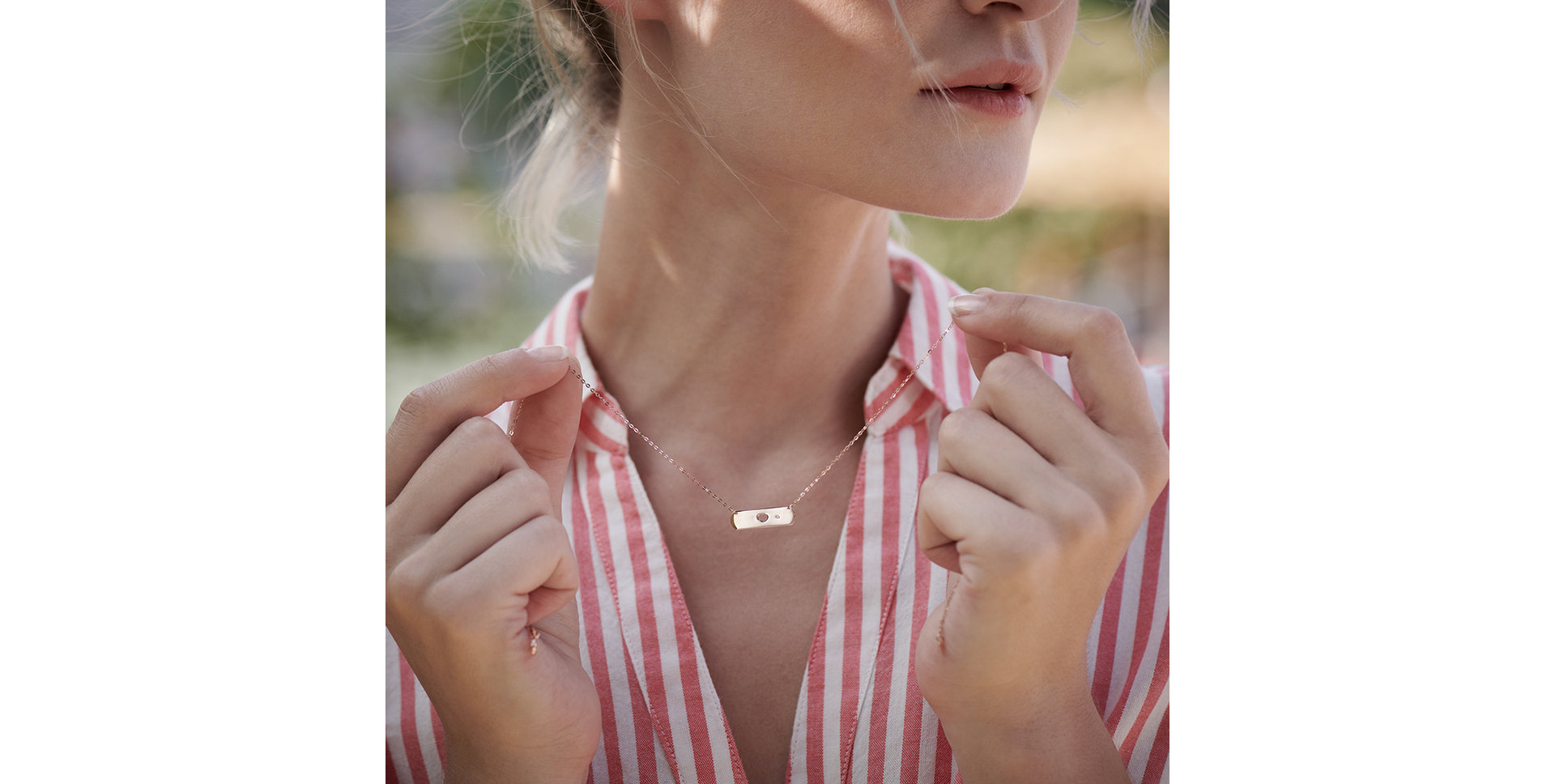 Náhrdelník s diamantom Heart Love