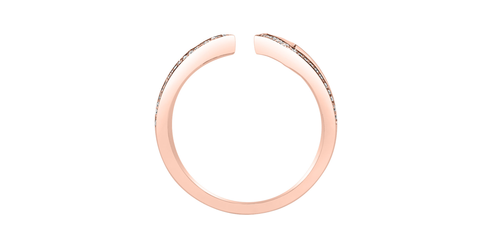 Prsteň s diamantmi Shiny Vanity