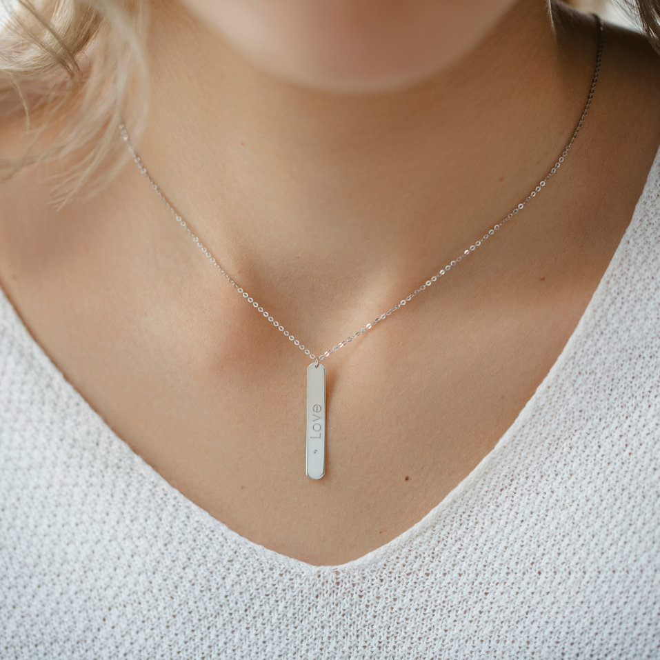 Náhrdelník s diamantom Imposant Amour