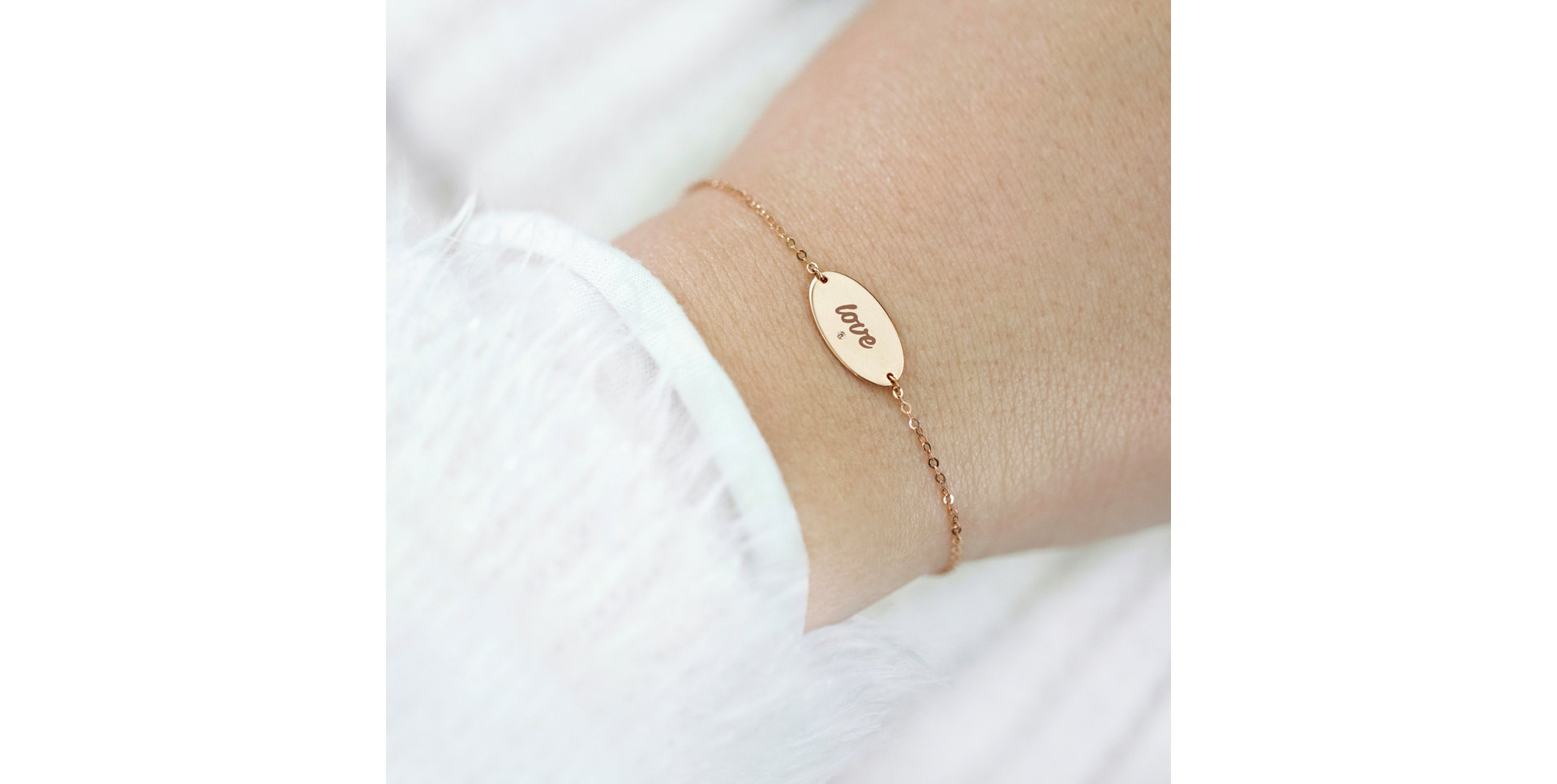 Náramok s diamantom Amour Symbol