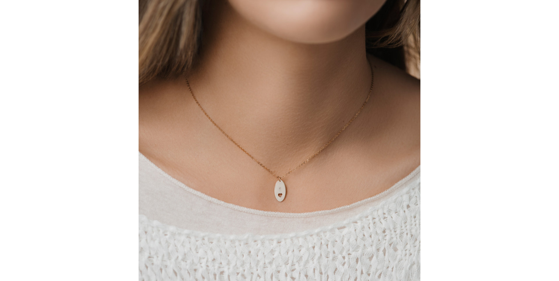 Náhrdelník s diamantom Divine Darling