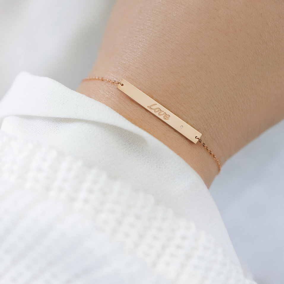 Náramok s diamantom Love Secret Amour