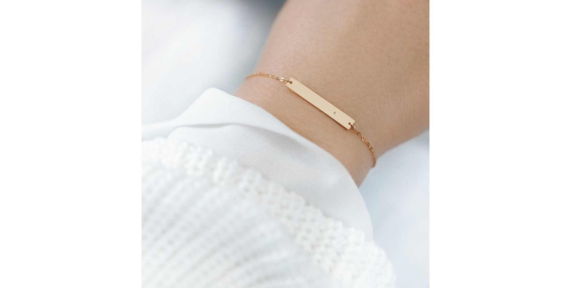 Náramok s diamantom Love Passion Amour