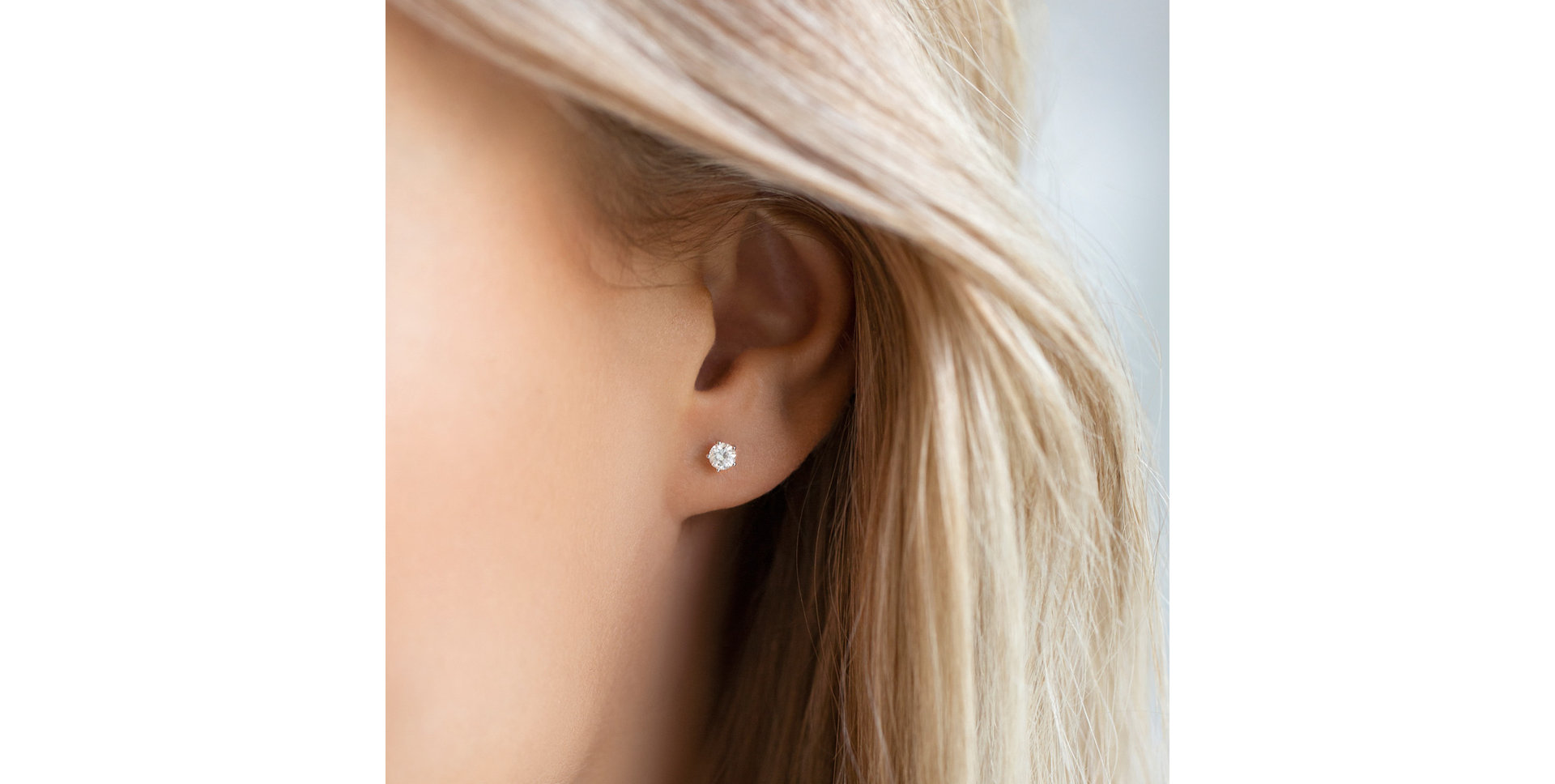 Náušnice s diamantom Star Secret