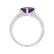 Prsteň s ametystom brazil Bonbon4