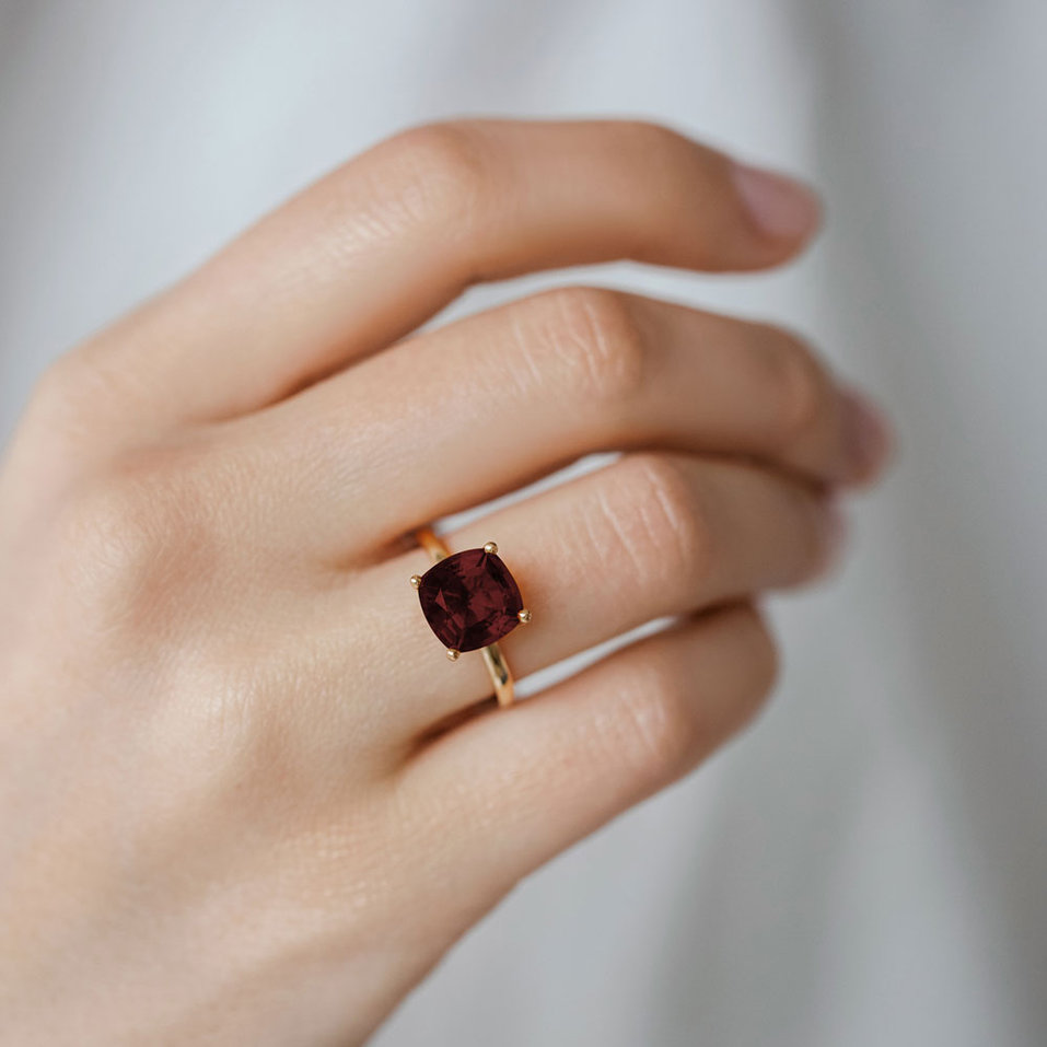 Prsteň s rhodolitom Bonbon