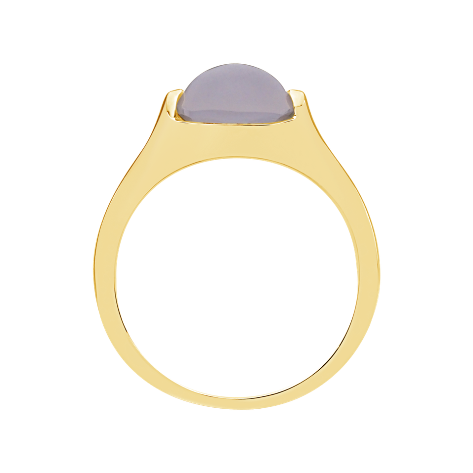 Prsteň s chalcedónom blue Bonbon