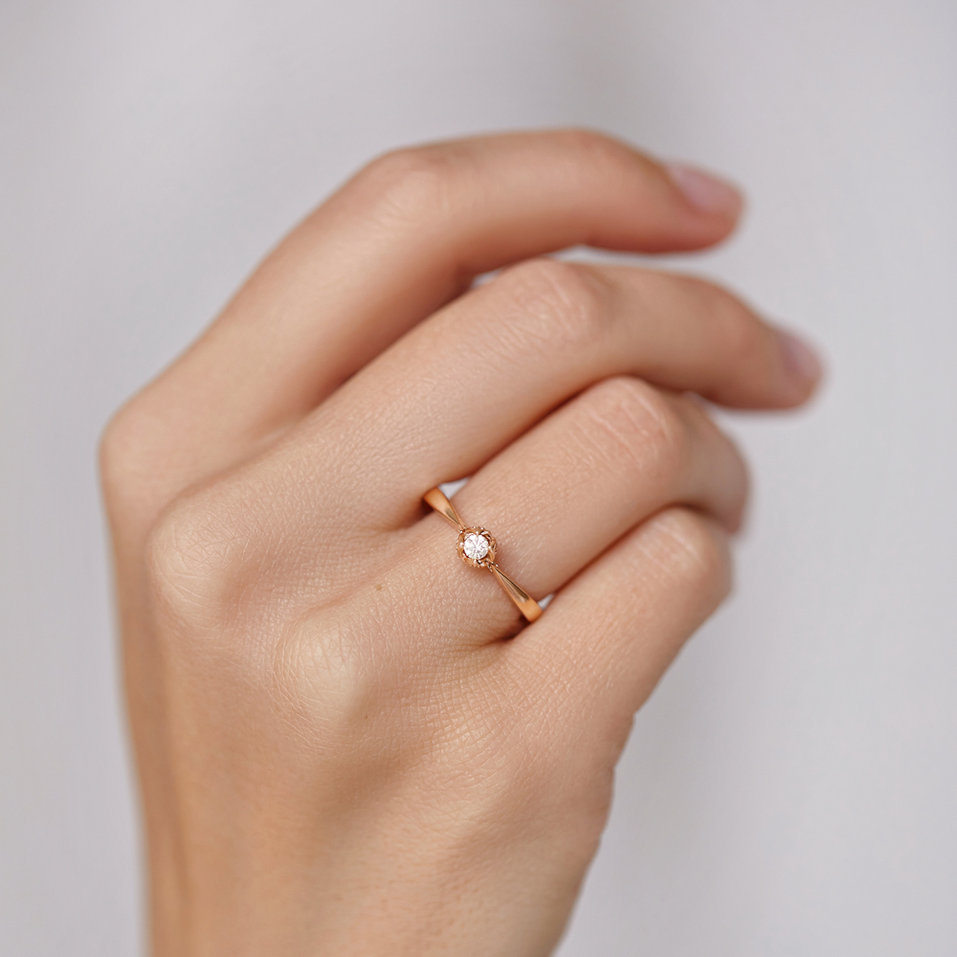 Prsteň s diamantmi Royal Star