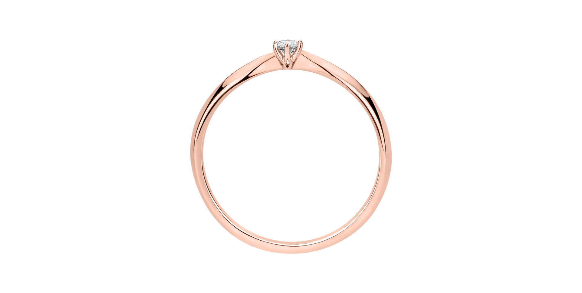 Prsteň s diamantom Eternal Joy