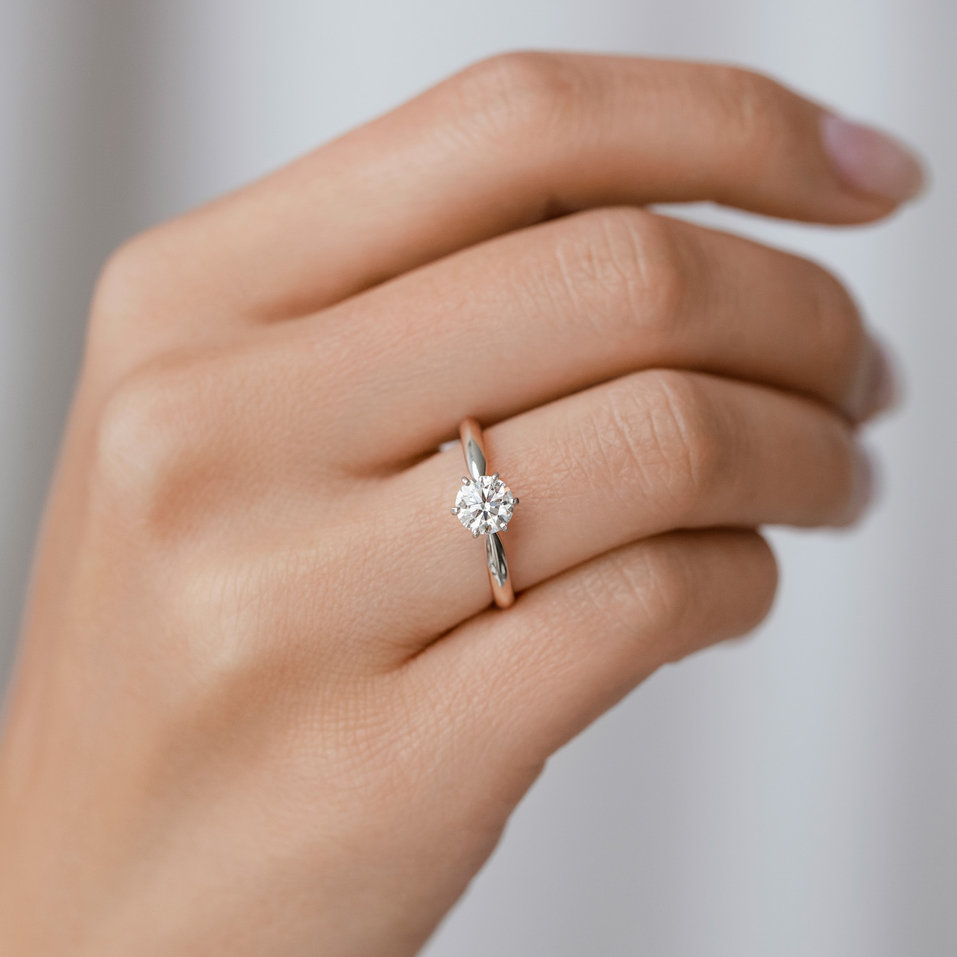 Prsteň s diamantom Eternal Joy