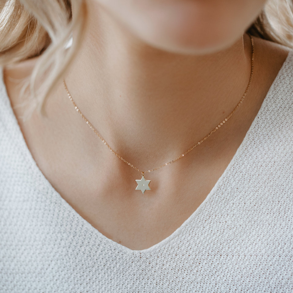 Náhrdelník s diamantom Jude