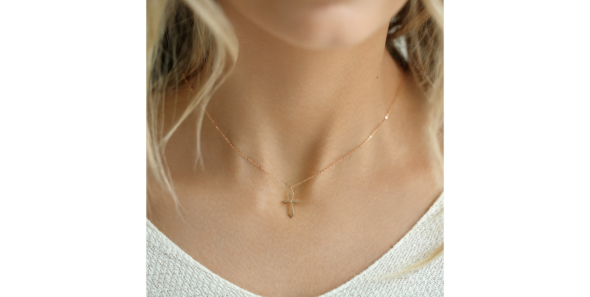 Náhrdelník s diamantom Faith