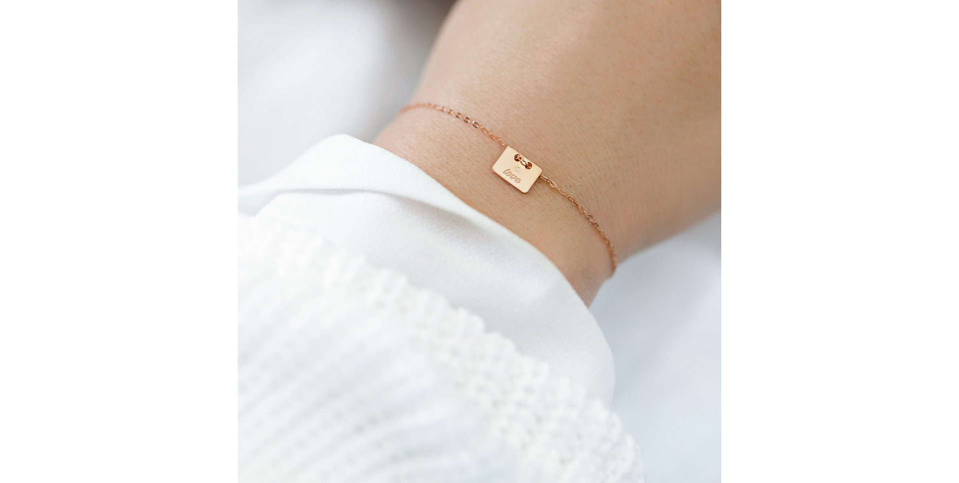 Náramok s diamantom Stamp Mini