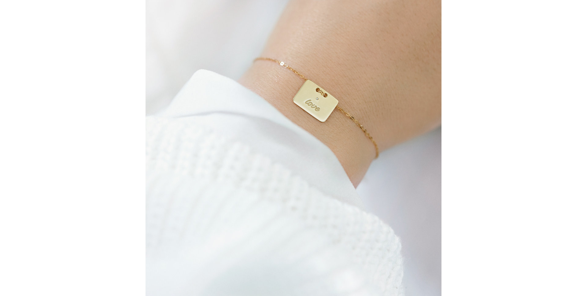 Náramok s diamantom Military