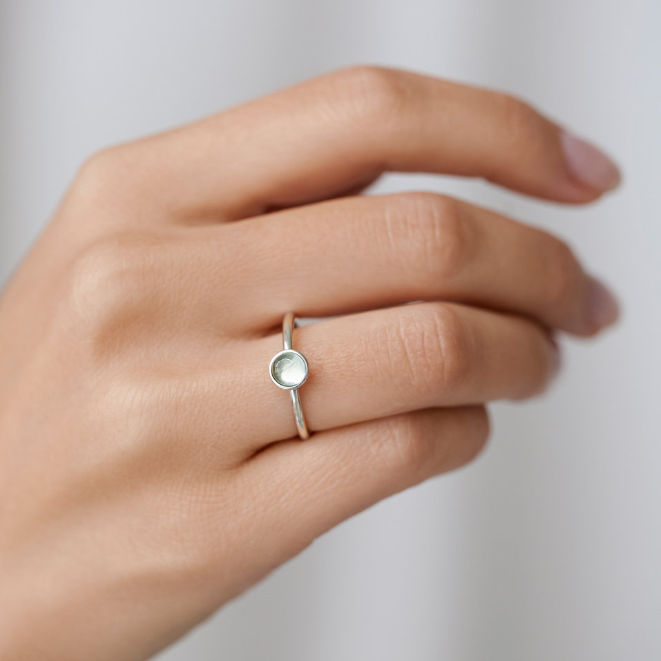 Prsteň s topásom swiss Bonbon