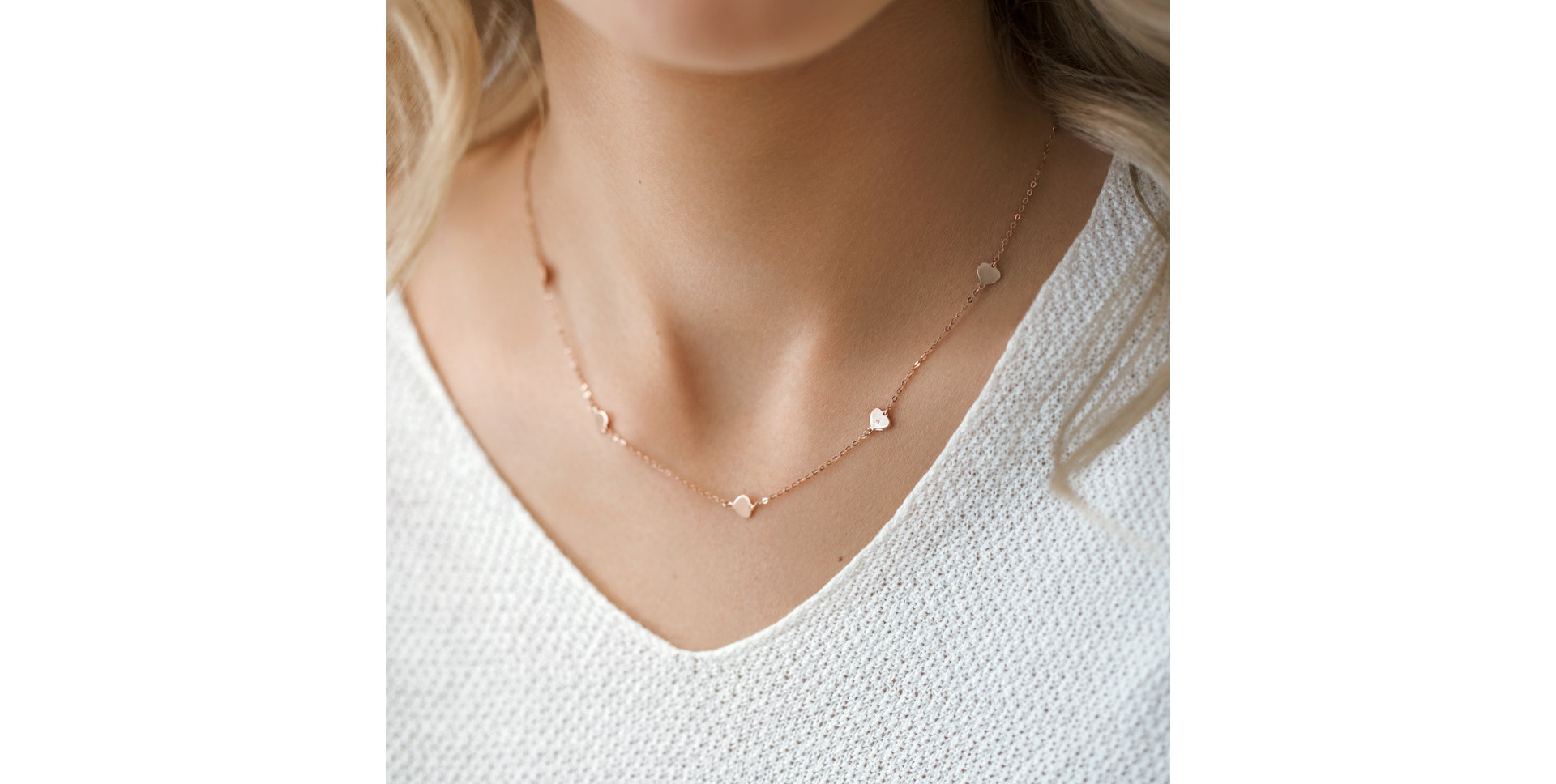 Náhrdelník s diamantom Little Heart