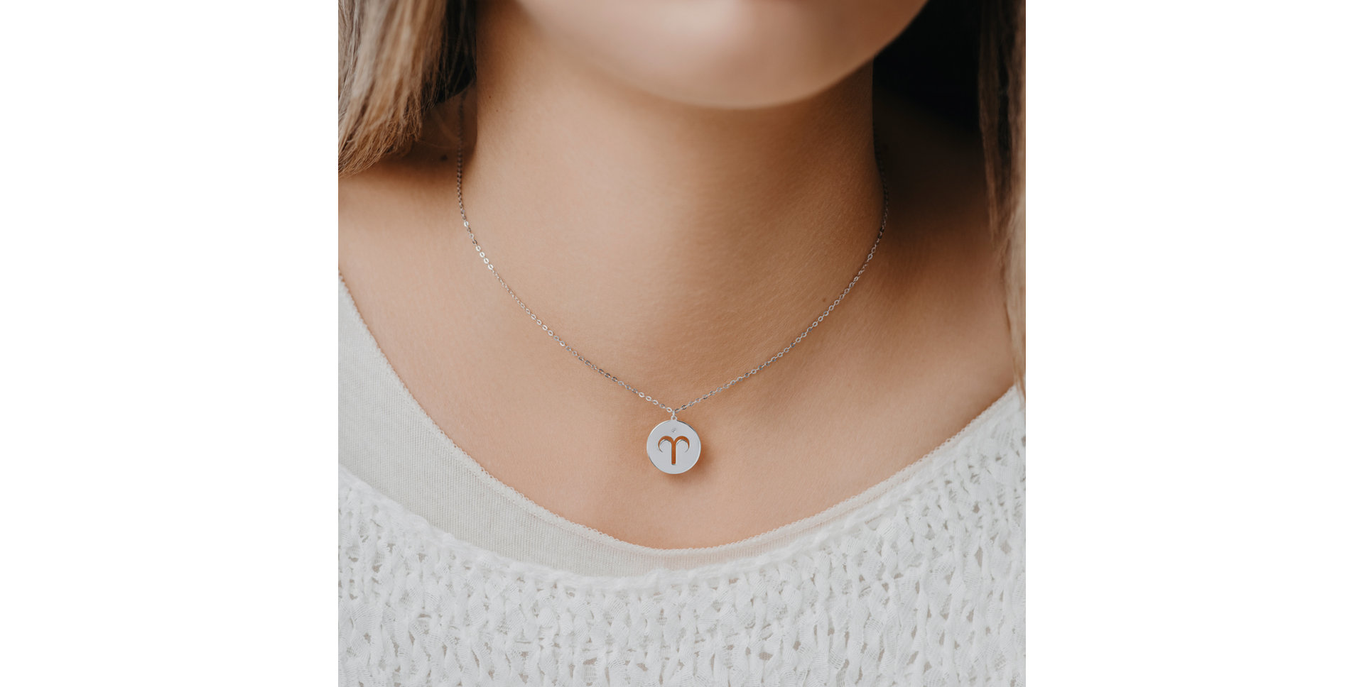 Náhrdelník s diamantom Cancer