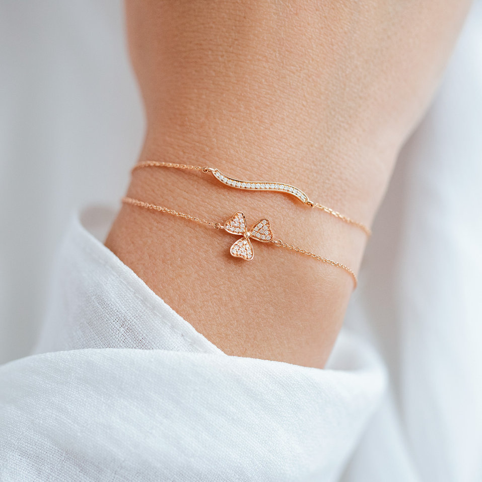 Náramok s diamantmi Wave